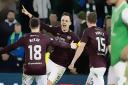 Lawrence Shankland scored a dramatic late winner at Easter Road on Wednesday night