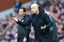 Hearts head coach Steven Naismith during his side's defeat at Ibrox