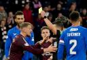 Stephen Kingsley was shown a second yellow card against Rangers that was eventually rescinded