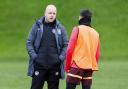 Hearts head coach Steven Naismith has a big squad to choose from