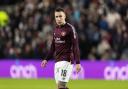 Barrie McKay made his first Hearts appearance since August