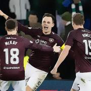Lawrence Shankland scored a dramatic late winner at Easter Road on Wednesday night