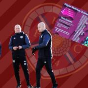 The Hearts coaching staff gave a presentation to fans and answered questions