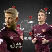 Will there be two changes to the Hearts XI to face St Johnstone?