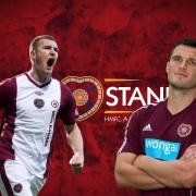 Hearts strikers Kevin Kyle and John Sutton